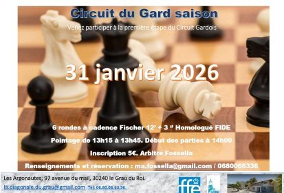 Échec… et mat à l'ennui ! 1ère étape du Circuit Rapide du Gard 2e édition